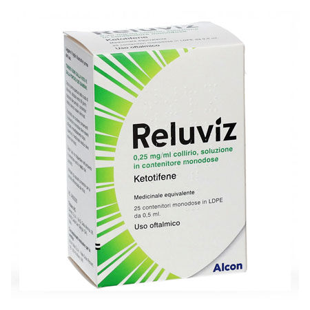 RELUVIZ*25 flaconcini monod 0,5 ml 0,25 mg/ml collirio image not present