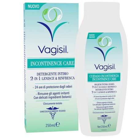 VAGISIL INCONTINENCE CARE DETERGENTE INTIMO 2IN1 LENISCE & RINFRESCA 250 ML image not present
