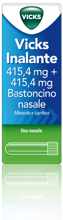 VICKS INALANTE*rinol 1 bastoncino nasale 415,4 mg + 415,4 mg image not present