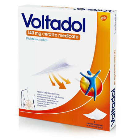 VOLTADOL*5 cerotti medicati 140 mg image not present