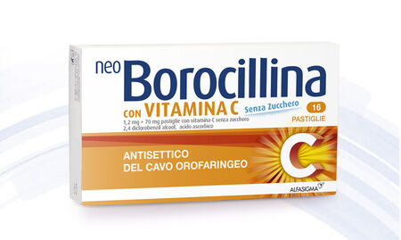 NEOBOROCILLINA C*16 pastiglie 1,2 mg + 70 mg senza zucchero image not present