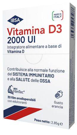 VITAMINA D3 IBSA 2000 UI 30 FILM ORODISPERSIBILI image not present