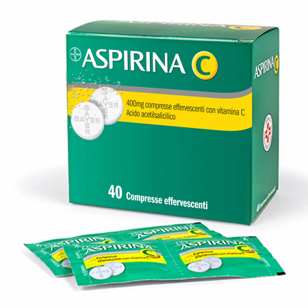 ASPIRINA C*40 cpr eff 400 mg + 240 mg con vitamina C image not present