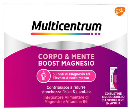 MULTICENTRUM BOOST MAGNESIO 30 BUSTINE image not present